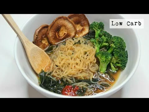 VEGAN How To Make Keto Ramen Noodle Soup (Shirataki/Miracle Noodles) *EASY*
