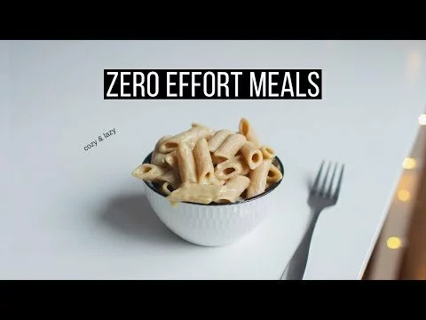 Cozy & Lazy Vegan Meal Ideas!