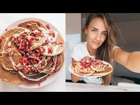 3 Ingredient Healthy Vegan Pancakes (Tutorial)