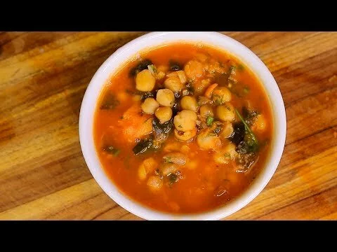 Chickpea Soup – vegan plant based diet garbanzos recipe