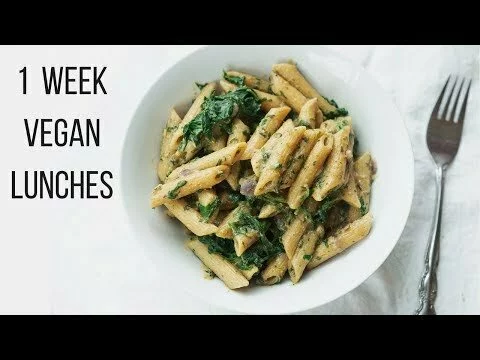 1 Week of Vegan Lunches!