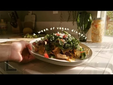 A week of vegan dinners // 7 vegan dinner recipes