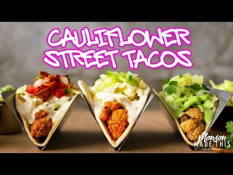 Easy Vegan Cauliflower Tacos: 3 Ways | Buffalo + Teriyaki + BLT ( Plant Based + Gluten Free Option)